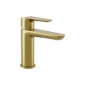 Waschtischarmatur Armatur Wasserhahn Badarmatur Clever Gold gebürstet (id: 2126)