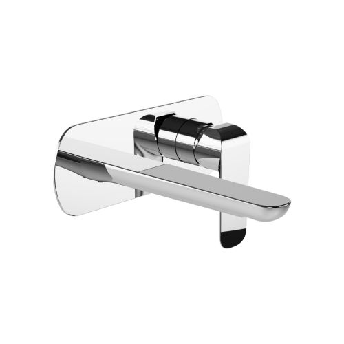 Waschtischarmatur Unterputz Armatur Badarmatur Clever chrom Messing Griff (id: 2131)