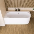 Badewanne Eckwanne 170x75 cm Oceana Side links für Zwei + Ablauf Viega (id: 2032)