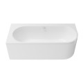Badewanne Eckwanne 170x75 cm Oceana Side links für Zwei + Ablauf Viega (id: 2032)