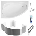 Badewanne Eckwanne Marea 150x100 links (id: 117)
