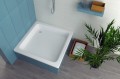 Duschwanne Viereck 90x90 x 26 cm Grawello zum Verfliesen (id: 138)