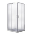 Duschkabine Viereck 80x80 x 185 cm Dusche transparentes Glas Modern (id: 178)
