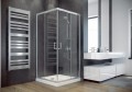 Duschkabine Viereck 80x80 x 185 cm Dusche transparentes Glas Modern (id: 178)