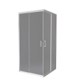 Duschkabine Viereck 80x80 x 185 cm Dusche Graphit Glas Modern (id: 181)