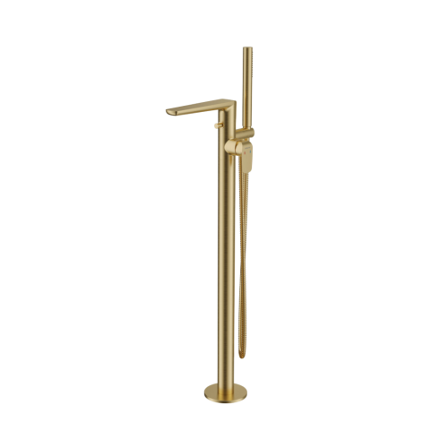 freistehende Standarmatur für Badewanne Wannenarmatur stehend Clever Gold (id: 2154)