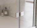 Duschkabine Rechteck 120x90 x 195 cm rechts Dusche transparentes Glas Viva (id: 541)