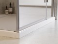 Duschkabine Rechteck 120x90 x 195 cm rechts Dusche transparentes Glas Viva (id: 541)