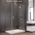 Duschkabine Rechteck 120x90 x 195 cm rechts Dusche transparentes Glas Viva (id: 541)