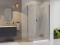Duschkabine Rechteck 120x90 x 195 cm rechts Dusche transparentes Glas Viva (id: 541)