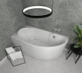 Badewanne Eckwanne MIKI 140x70 cm links (id: 211)