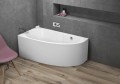 Badewanne Eckwanne MIKI 140x70 cm links (id: 211)