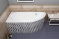 Badewanne Eckwanne MIKI 145x85 cm links (id: 204)
