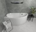 Badewanne Eckwanne MIKI 145x85 cm links (id: 204)