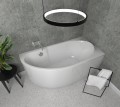 Badewanne Eckwanne MIKI 145x85 cm rechts (id: 201)