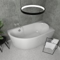 Badewanne Eckwanne MIKI 145x85 cm rechts (id: 201)