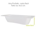 Badewanne 150x70 cm Aria Prosafe Rechteck flach (id: 210)