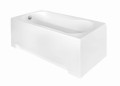 Badewanne Rechteck 130x70 cm Aria Plus + Handgriffe (id: 573)