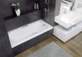 Badewanne Rechteck 150x70 cm Aria Plus + Handgriffe (id: 559)