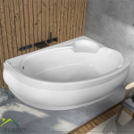 Badewanne Eckbadewanne 155x95 cm Finezja rechts
