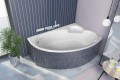 Badewanne Eckbadewanne 155x95 cm Finezja rechts (id: 216)