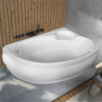 Badewanne Eckbadewanne 170x110 cm Finezja rechts