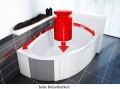 Badewanne Eckbadewanne 170x110 cm Finezja rechts (id: 217)