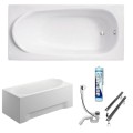 Badewanne Rechteck Medium 170x75 cm (id: 371)