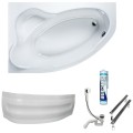 Badewanne Eckbadewanne 170x110 cm links Comfort (id: 481)