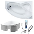 Badewanne Eckbadewanne 170x110 cm rechts Comfort (id: 480)