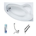 Badewanne Eckbadewanne 170x110 cm rechts Comfort (id: 480)