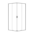 Duschkabine Zarya 90x90 x190 cm Viereck Duschabtrennung Glas Wand ProClean Chrom (id: 2156)
