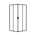Duschkabine Zarya 80x80 x190 cm Viereck Duschabtrennung Glas Wand ProClean schwarz (id: 2157)