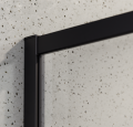 Duschkabine Zarya 80x80 x190 cm Viereck Duschabtrennung Glas Wand ProClean schwarz (id: 2157)