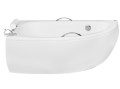 Badewanne Eckbadewanne Milena 150x70 cm links optional: Kopfstütze + Handgriffe