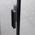Duschkabine Zarya 80x80 x190 cm Viereck Duschabtrennung Glas Wand ProClean schwarz (id: 2157)