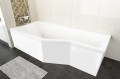 Duschbadewanne 170x75 cm links Badewanne Eckwanne Integra Glasabtrennug (id: 236)
