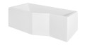 Badewanne Raumspar 150x75 cm links Integra Eckwanne (id: 546)