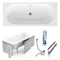 Badewanne Rechteck Vitae 150x75 cm (id: 247) Styroporverkleidung