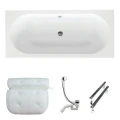 Badewanne Rechteck Vitae 150x75 cm + Kopfkissen Sole (id: 1670) ohne Verkleidung