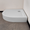 Duschwanne Duschtasse 90x90 x 5 x 15 cm Ben-2 R55 Viertelkreis Antirutschoberfläche + Siphon (id: 2159)