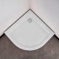 Duschwanne Duschtasse 90x90 x 5 x 15 cm Ben-2 R55 Viertelkreis Antirutschoberfläche + Siphon (id: 2159)