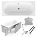 Badewanne Rechteck Vitae 160x75 cm + Kopfkissen Mare (id: 1672) Styroporverkleidung