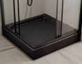 SET Duschkabine Zarya 90x90 + Duschwanne Duschtasse Brausewanne Oscar Viereck (id: 2160)