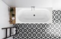 Badewanne Rechteck Vitae 170x75 cm + Kopfkissen Mare (id: 1674)