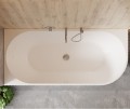 halb freistehende Badewanne 170x78 cm links Denaya Eckbadewanne Wandbadewanne (id: 2163)