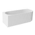 halb freistehende Badewanne 170x78 cm links Denaya Eckbadewanne Wandbadewanne (id: 2163)