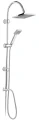 Set Duschsystem Aufputz Squerto Regendusche mit Handbrause Duscharmatur (id: 2174)