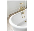 ABLAUFGARNITUR FÜR BADEWANNE SIPHON golden Click Clack Pop up Ø 52 MM gold Länge 57 cm (id: 2175)