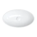 Aufsatzwaschbecken oval 60 x 35 cm Waschschale weiß Siena (id: 2179)